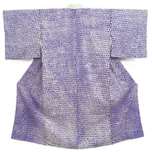 Load image into Gallery viewer, Juban Vintage(1950-1980) Blueish Purple Shibori Silk #10365F4
