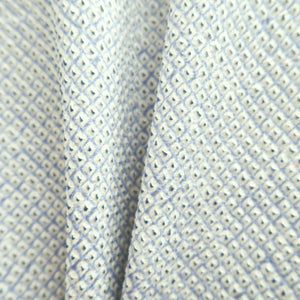 Kimono Light Blue Shibori Silk #10532B3