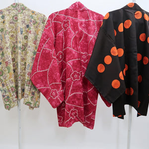 Bundle 15pcs Silk Haori Jacket Wholesale Bulk Free Shipping #613