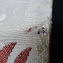 Load image into Gallery viewer, BB10034AC Silk Obi Fabric Vintage(1920-1950) Phoenix Red Green 74.4x11.4in(189x29cm)
