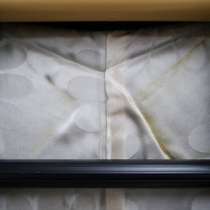 Haori Jacket Vintage(1950-1980) Black Gold Splash Silk #10125D3