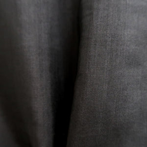 Men's Haori Vintage(1950-1980) Black Montsuki Silk #10423A2