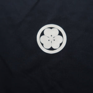 Men's Kimono Vintage(1950-1980) Black Montsuki Silk #10462A4
