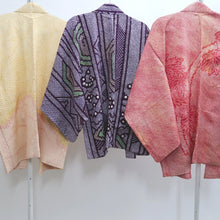 Load image into Gallery viewer, Bundle 12pcs Silk Vintage Full Shibori Haori Wholesale Bulk Free Shipping #495
