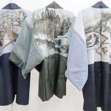 Load image into Gallery viewer, Bundle 12pcs Silk Vintage Men&#39;s Graphic Lining Haori Jacket Free Shipping #720

