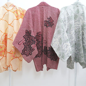 Bundle 15pcs Silk Haori Jacket Wholesale Bulk Free Shipping #653