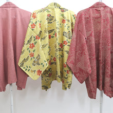 Load image into Gallery viewer, Bundle 15pcs Silk Haori Jacket Wholesale Bulk Free Shipping #540
