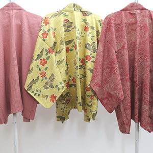 Bundle 15pcs Silk Haori Jacket Wholesale Bulk Free Shipping #540