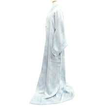 Load image into Gallery viewer, Kimono Light Blue Shibori Silk #10533B3
