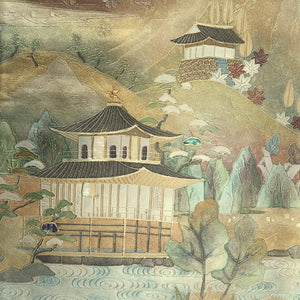 Fukuro Obi Gold Kinkakuji Kyoto Raden Silk BB302V7