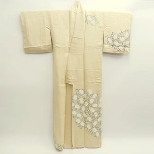 Kimono Pale Yellow Chrysanthemum Tall Silk #9925B4