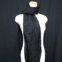 Load image into Gallery viewer, Silk Japanese Obiage Ryusui Black 68.5x11.8in(174x30cm) A#10048
