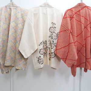 Bundle 12pcs Silk Vintage Full Shibori Haori Wholesale Bulk Free Shipping #509