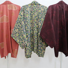 Load image into Gallery viewer, Bundle 15pcs Silk Haori Jacket Wholesale Bulk Free Shipping #613
