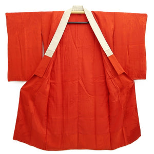 Juban Vintage(1950-1980) Red Peony Chrysanthemum Silk #10504B1