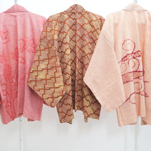 Load image into Gallery viewer, Bundle 12pcs Silk Vintage Full Shibori Haori Wholesale Bulk Free Shipping #715
