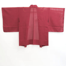 Load image into Gallery viewer, Haori Jacket Red Sheer Embroidery Silk #10893E4
