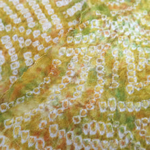 Load image into Gallery viewer, CC1015C1 Silk 4pcs Bundle Kimono Fabric Shibori Green 74.8x5.9in(190x15cm)
