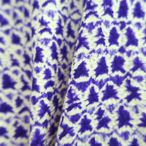 Juban Vintage(1950-1980) Blueish Purple Shibori Silk #10365F4