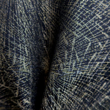 Load image into Gallery viewer, Haori Jacket Vintage(1950-1980) Black Gold Floral pattern Silk #10992F4
