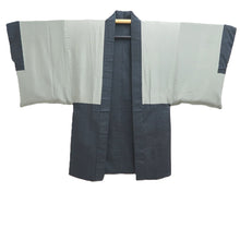 Load image into Gallery viewer, Men&#39;s Haori Vintage(1950-1980) Dark Blue Black Dragon Silk #10411A2
