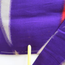 Load image into Gallery viewer, Kimono Vintage(1920-1950) Purple Meisen Silk #10767D4
