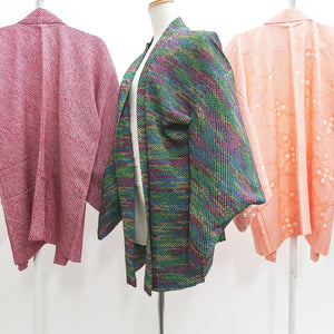 Bundle 12pcs Silk Vintage Full Shibori Haori Wholesale Bulk Free Shipping #509