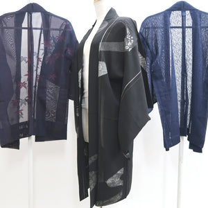 Bundle 12pcs Silk See-Through Haori Jacket Wholesale Bulk Free Shipping #518