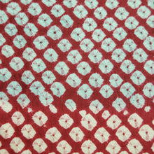 Load image into Gallery viewer, Kimono Vintage(1950-1980) Red Light Blue Shibori Silk #10265E4
