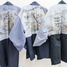 Load image into Gallery viewer, Bundle 12pcs Silk Vintage Men&#39;s Graphic Lining Haori Jacket Free Shipping #720
