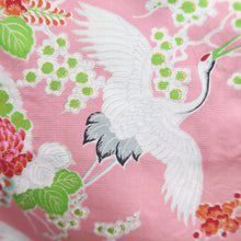 Load image into Gallery viewer, Haori Jacket Vintage(1950-1980) Magenta Shibori Floral pattern Silk #11012A1

