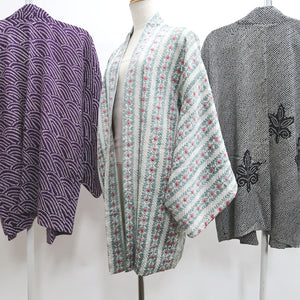 Bundle 12pcs Silk Vintage Full Shibori Haori Wholesale Bulk Free Shipping #483