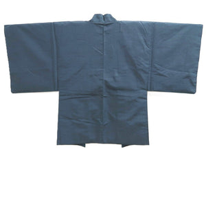 Men's Haori Vintage(1950-1980) Dark Blue Dragon Tiger Silk #10283E4