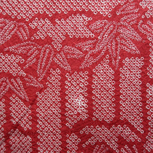 Load image into Gallery viewer, Haori Jacket Red Full Shibori Bamboo Silk #10712D2
