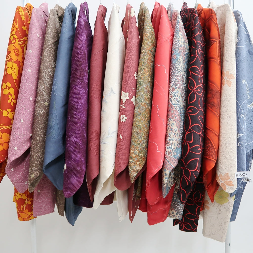 Bundle 15pcs Silk Haori Jacket Wholesale Bulk Free Shipping #680