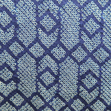 Load image into Gallery viewer, Haori Jacket Vintage(1950-1980) Blue Full Shibori Silk #10833E2
