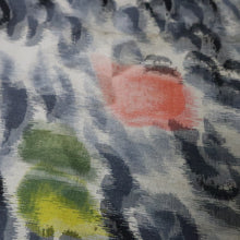 Load image into Gallery viewer, KK1508A2 Silk Kimono Fabric Vintage(1920-1950) Meisen White 61.0x12.6in(155x32cm)
