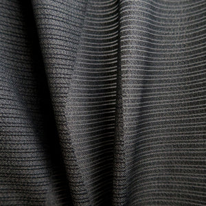 Men's Haori Vintage(1950-1980) Black See-Through Silk #10424A2