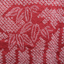 Load image into Gallery viewer, Haori Jacket Red Full Shibori Bamboo Silk #10712D2

