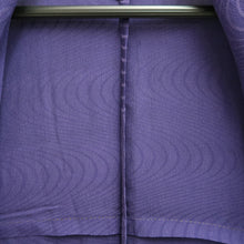 Load image into Gallery viewer, Kimono Vintage(1950-1980) Purple See-Through Wave Silk #10274E4
