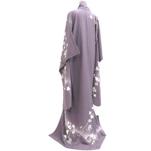 Load image into Gallery viewer, Furisode Pale Purple Ivy Bellflower Silk #9688J4
