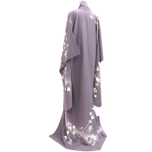 Furisode Pale Purple Ivy Bellflower Silk #9688J4