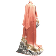 Load image into Gallery viewer, Kimono Vermillion Silk #10245E3
