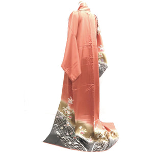 Kimono Vermillion Silk #10245E3