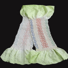 Load image into Gallery viewer, Silk Japanese Obiage Shibori Light Green 46.5x5.5in(118x14cm) A#10058
