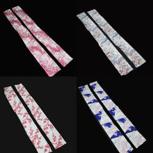 Load image into Gallery viewer, CC1004C1 Silk 8pcs Bundle Kimono Fabric Flower Red White 55.1x5.9in(140x15cm)
