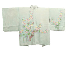 Load image into Gallery viewer, Haori Jacket Vintage(1950-1980) Light Blue Full Shibori Chrysanthemum Silk #10572B5
