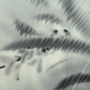 Haori Jacket Vintage(1950-1980) Gray Grass Silk #9896B3