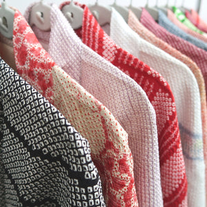 Bundle 12pcs Silk Vintage Full Shibori Haori Wholesale Bulk Free Shipping #496