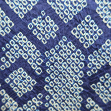 Load image into Gallery viewer, Haori Jacket Vintage(1950-1980) Blue Full Shibori Silk #10833E2
